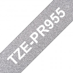 Brother TZe-PR955 laminált P-touch flexibilis szalag (24mm) Black on Grey - 8m