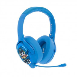 BuddyPhones Cosmos+ Wireless Bluetooth Headset for Kids Cool Blue