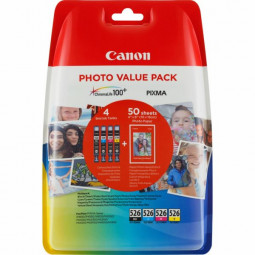 Canon CLI-526 Multipack tintapatron+fotópapírral