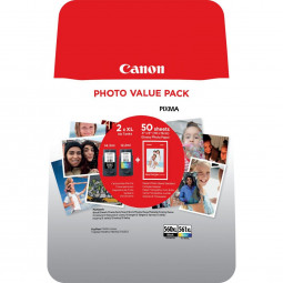 Canon PG-560 XL + CL-561 XL Multipack tintapatron + 50db GP-501 Glossy Photo Paper