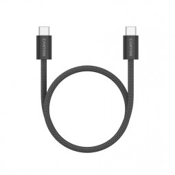 Canyon CND-CCMG60AB15B OnWire 60MG C-C 60W Magnet Braided cable 1m Black
