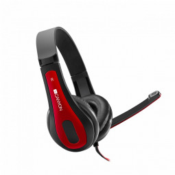 Canyon CNS-CHSC1BR Headset Black/Red