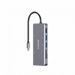 Canyon CNS-TDS11 9-in-1 USB Type-C Multiport Hub Dark Gray