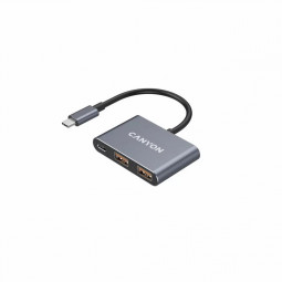 Canyon CNS-TDS3 3 Ports USB-C HUB Dark Grey