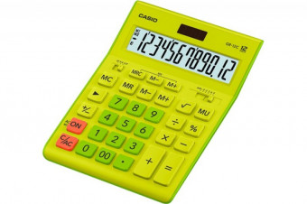 Casio GR-12C-GN Asztali számológép Lime Green