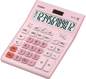 Casio GR-12C-PK Asztali számológép Pink