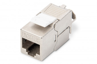 Digitus CAT 6A Keystone Jack, shielded,Re-embedded