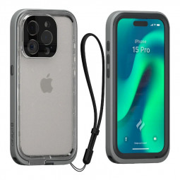 Catalyst Total Protection iPhone 15 Pro Max case Titanium Gray