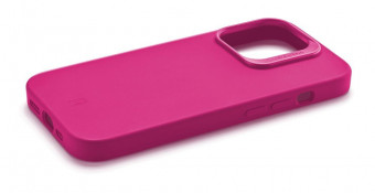 Cellularline Sensation protective silicone cover with MagSafe support for Apple iPhone 15, pink