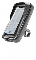 Cellularline Universal Rider Shield holder for mobile phones for mounting on the handlebars, black
