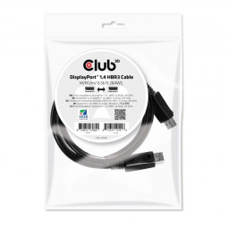 Club3D DisplayPort 1.4 HBR3 8K60Hz kábel M/M 2m