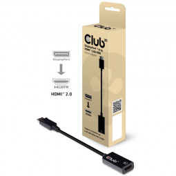 Club3D DisplayPort 1.4 to HDMI 2.0b HDR Active adapter