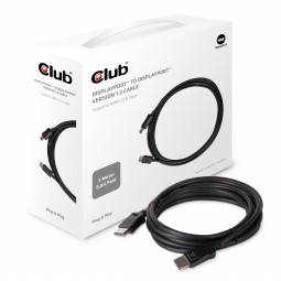 Club3D DisplayPort - DisplayPort ver1.2 kábel 3m Black