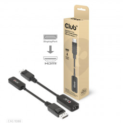 Club3D DisplayPort 1.4 to HDMI 4K120Hz/8K60Hz HDR Active adapter M/F