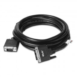 Club3D DVI-A (Analog VGA) to VGA cable 3m Black