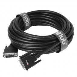 Club3D DVI-D (Dual Link) Bidirectional cable 10m Black