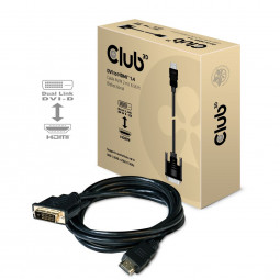 Club3D DVI to HDMI 1.4 M/M cable 2m Black
