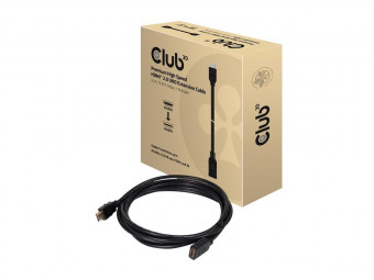 Club3D High Speed HDMI 2.0 UHD Extension Cable M/F 3m Black