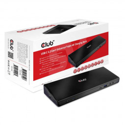Club3D USB-C 3.2 Gen1 Universal Triple 4K Charging Dock