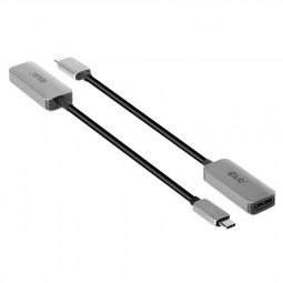 Club3D USB Type C to DisplayPort adapter cable Grey