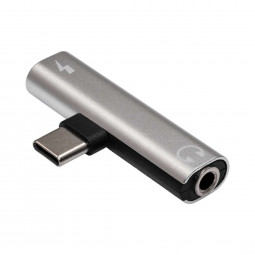 Club3D USB type C /USB type C /Jack 3.5mm adapter Grey