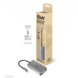 Club3D USB3.2 Gen1 Type-C to Dual Link DVI-D HDCP ON version Active Adapter M/F