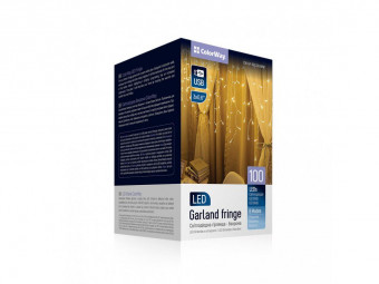 ColorWay garland Fringe Garland 3mx0.6m 100LED USB warm white