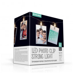 ColorWay LED garland photo clip string light 40 LED/4.2M