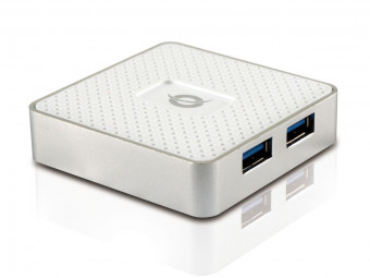 Conceptronic  4-Port USB 3.0 HUB White