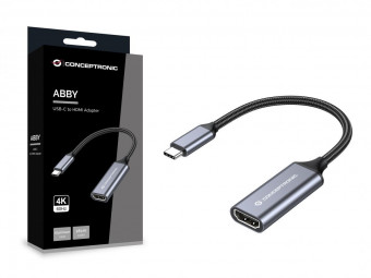 Conceptronic  ABBY09G USB-C to HDMI Adapter 4K60Hz Grey