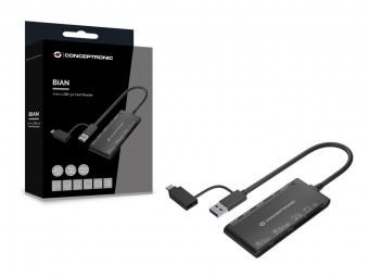 Conceptronic  BIAN03B 7-in-1 USB 3.0 Card Reader