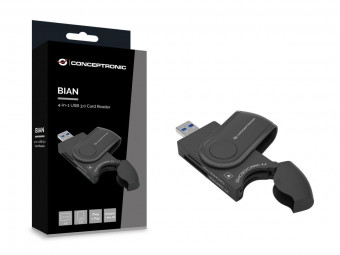 Conceptronic  BIAN04B 4-in-1 USB 3.0 Card Reader