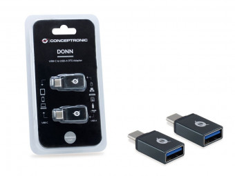 Conceptronic  DONN03G USB-C to USB-A OTG Adapter (2-Pack)