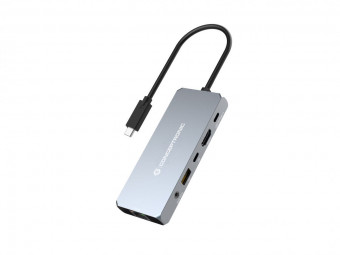 Conceptronic  DONN22G 6-in-1 USB4 Docking Station Grey