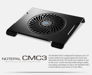 Cooler Master Notepal CMC3 Black