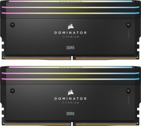 Corsair 32GB DDR5 6600MHz Kit(2x16GB) Dominator Titanium RGB Black