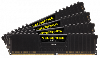 Corsair 64GB DDR4 2666MHz Kit(4x16GB) Vengeance LPX Black