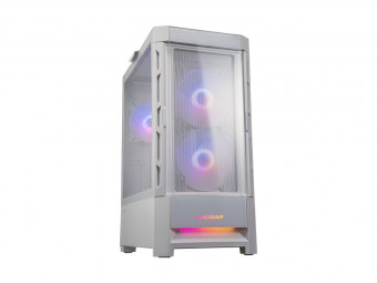 Cougar Duoface RGB Tempered Glass White
