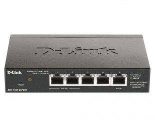 D-Link DGS-1100-05PDV2 5-Port Gigabit PoE Smart Managed Switch and PoE Extender