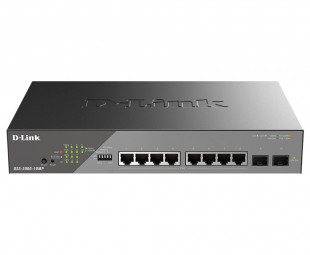 D-Link DSS-200G-10MP 10-Port Gigabit Ethernet PoE+ Surveillance Switch