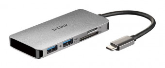 D-Link DUB‑M610 6‑in‑1 USB‑C Hub with HDMI/Card Reader/Power Delivery