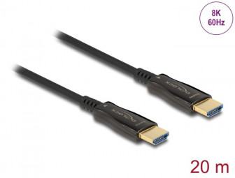 DeLock Active Optical Cable HDMI 8K 60 Hz 20m Black