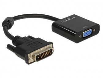 DeLock DVI-D (Dual Link) male > VGA female Adapter Black