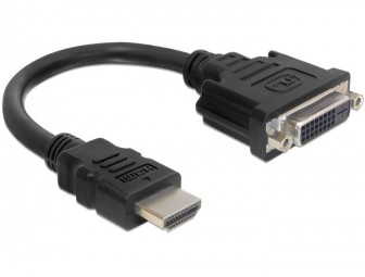 DeLock HDMI male > DVI-I (Dual Link) female 20cm Adapter