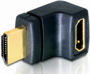 DeLock Adapter HDMI male > HDMI female 90° up