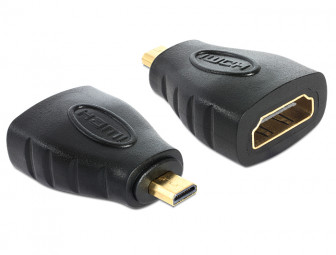 DeLock Adapter High Speed HDMI - micro D male > A female