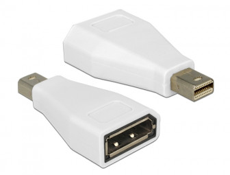 DeLock Adapter mini Displayport 1.2 male > Displayport female White