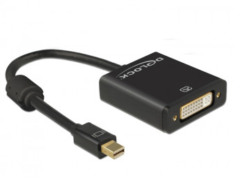 DeLock mini Displayport 1.2 male > DVI-D (Dual Link) female 4K Active Adapter Black