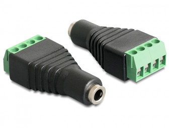 DeLock Adapter Stereo jack female 3.5 mm > Terminal Block 4 pin