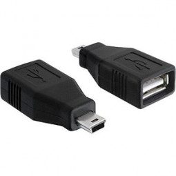 DeLock Adapter USB 2.0-A female > mini USB male